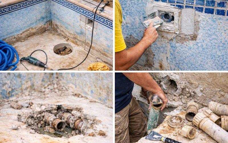 errores rehabilitación piscina
