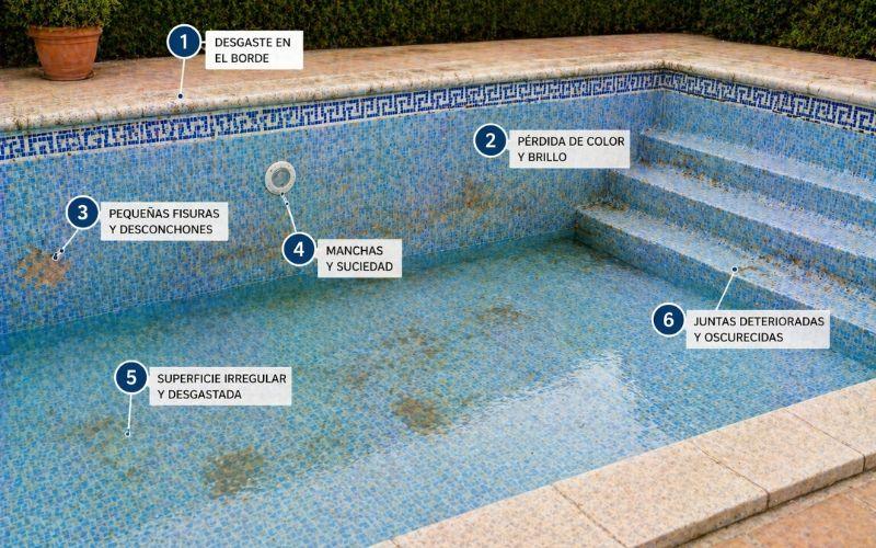 señales rehabilitar piscina