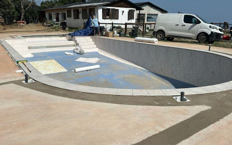 trabajos rehabilitación piscina proceso