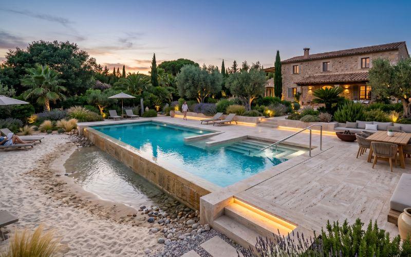 adaptar una piscina antigua a nuevas formas de disfrutar el exterior