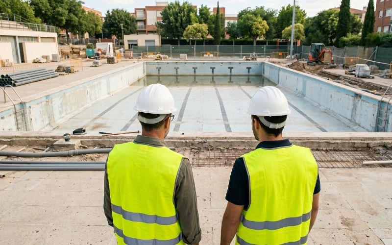 planificación de rehabilitación de piscina